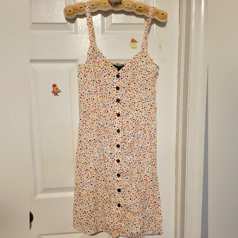 Banana Republic Polka Dot Button-Down Dress